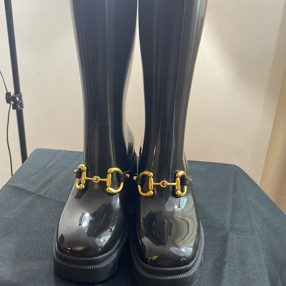 Gucci knee-high boot with Horsebit 6 - Picture 6 of 8